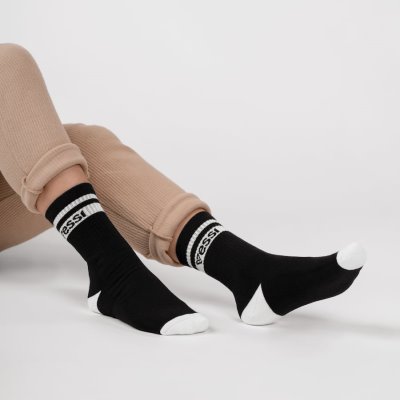 Vessi Crew Socks Socken Accessories Schwarz | pEuD78X