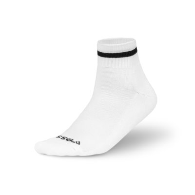 Vessi Mid Crew Socks Socken Accessories Weiß Schwarz | 7x2nuul