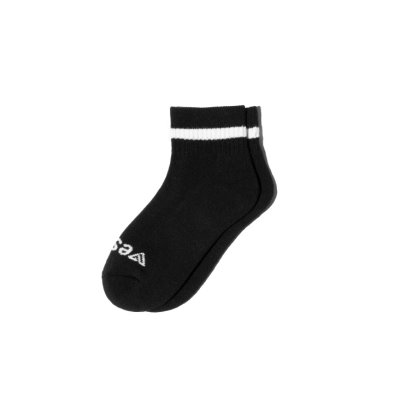 Vessi Mid Crew Socks Socken Kinder Schwarz | fufkR4j
