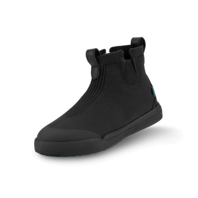 Vessi Weekend Chelsea Wasserfeste Stiefel Kinder Schwarz Schwarz | czp3Ox7